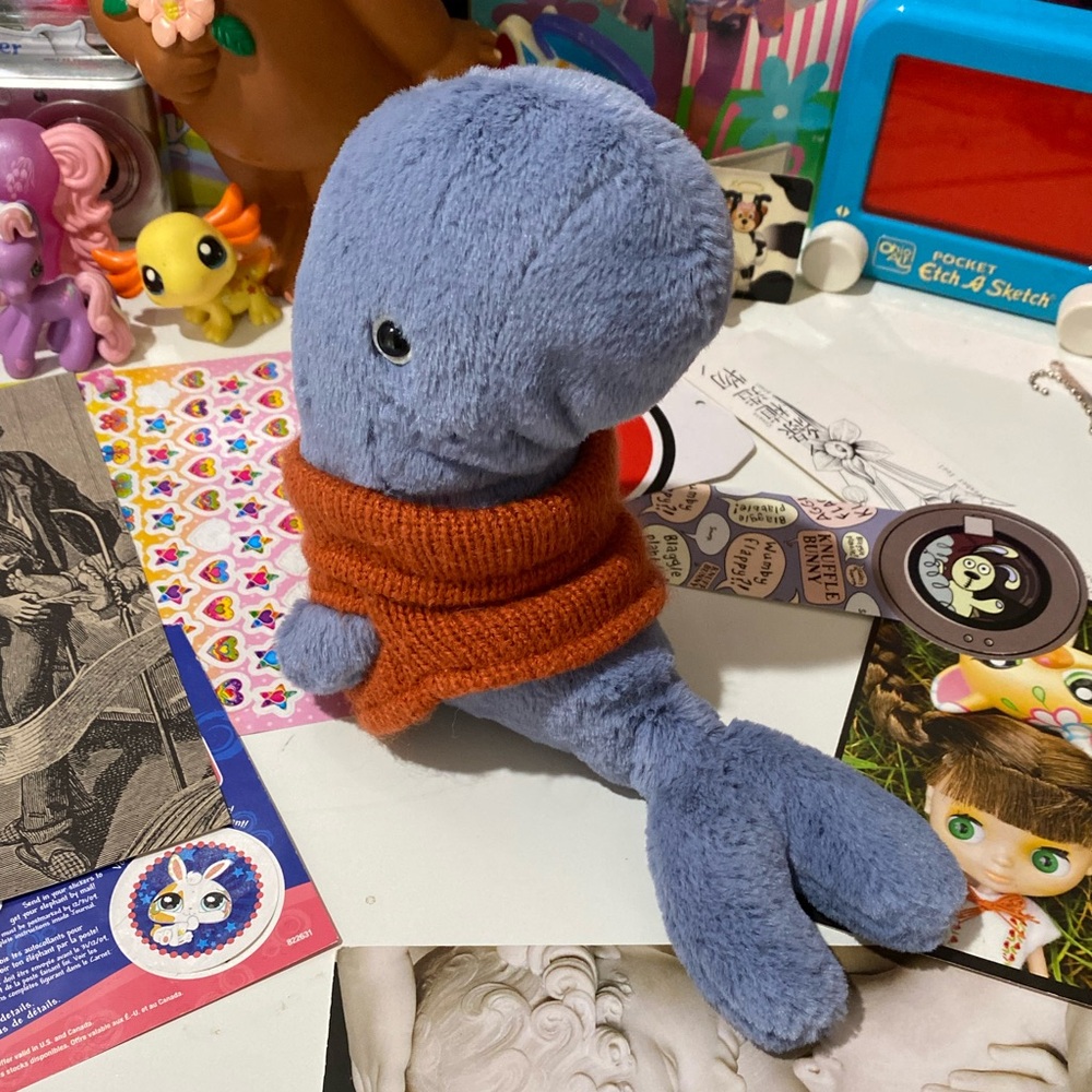 jellycat whale plushie
